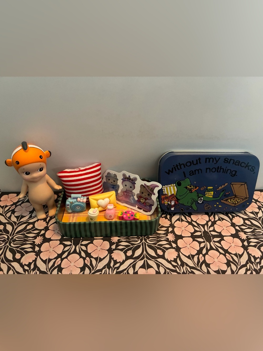 Handmade sonny angel bed trinket tin <3